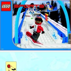 Snowboard Boarder Cross Race LEGO 3538 set